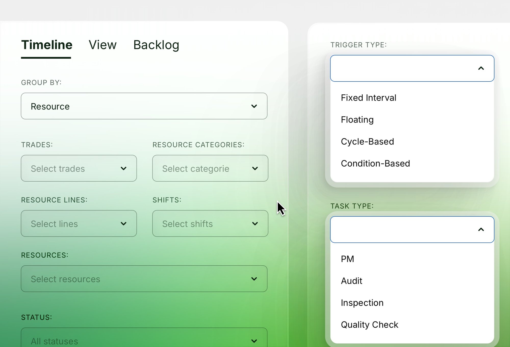 1 - Create schedule