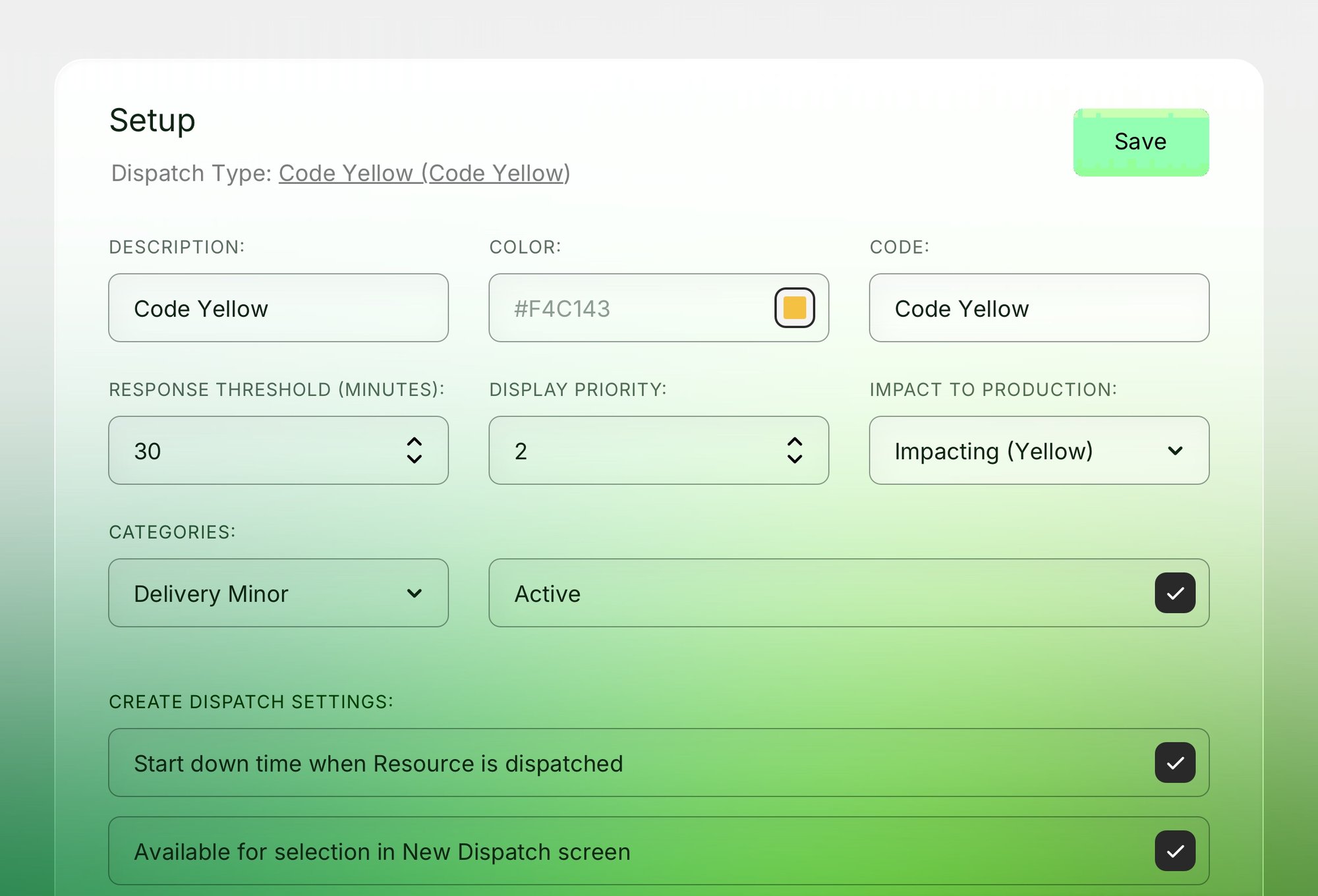 3- Andon_ red- yellow - green Downtime Tracking