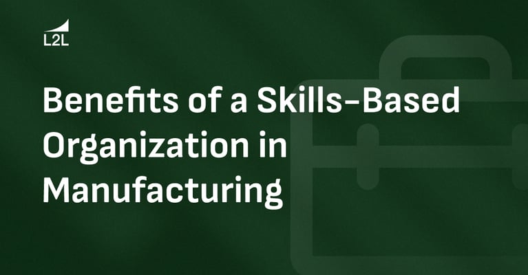 Skills-Based Organizations: 4 Benefits for Manufacturing