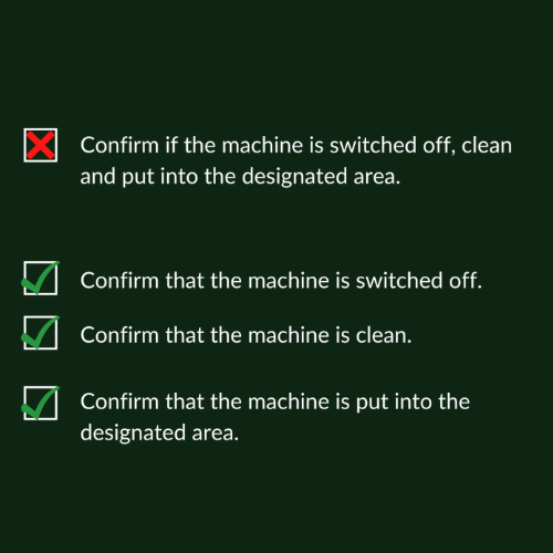 How to create a checklist