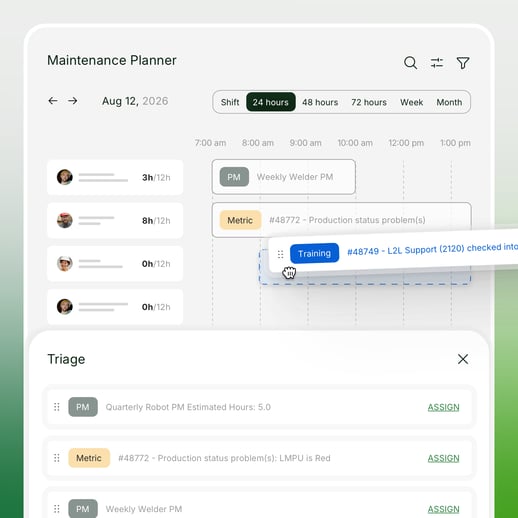 L2L Maintenance Planner lets plant maintenance teams consolidate activity visibility into a single screen.