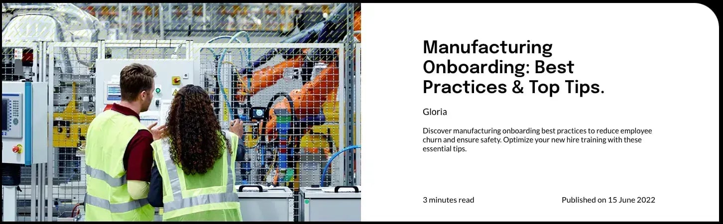 Manufacturing-Onboarding