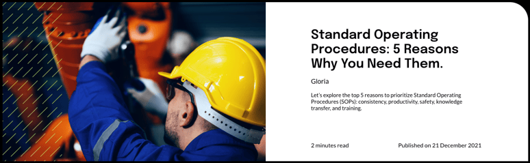 Standard Operating Procedures (SOP) Best Practices & Guidelines