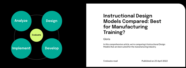 instructional design models