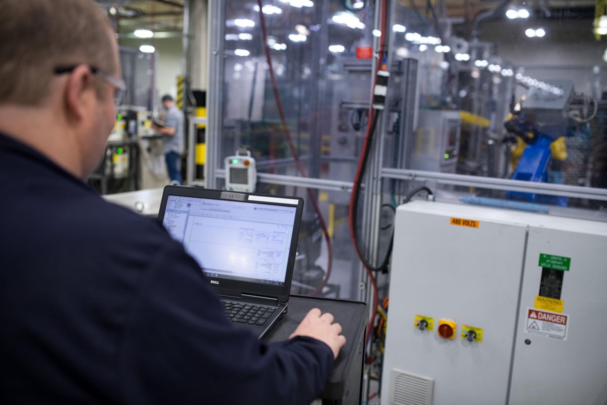 work order racking system in automotive