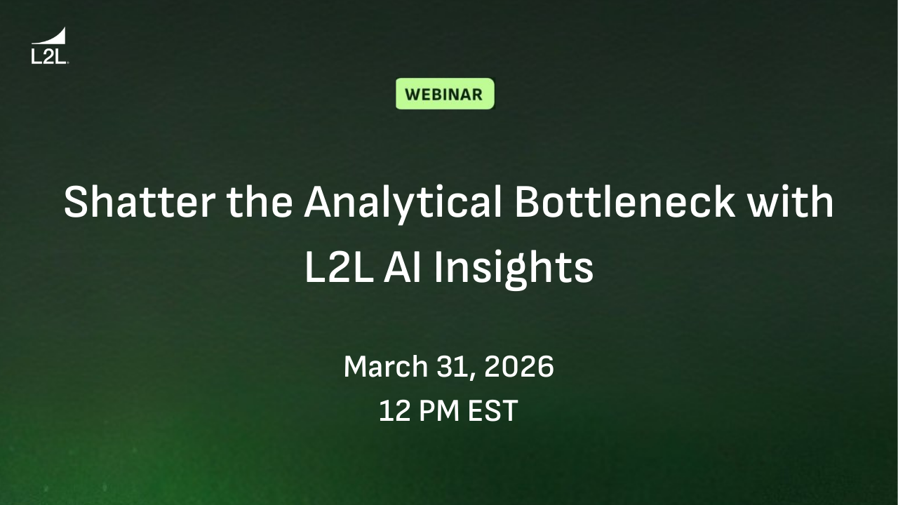 Shatter the Analytical Bottleneck with L2L AI Insights