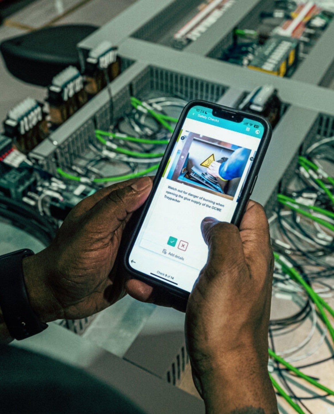 digital checklist manufacturing Track work execution